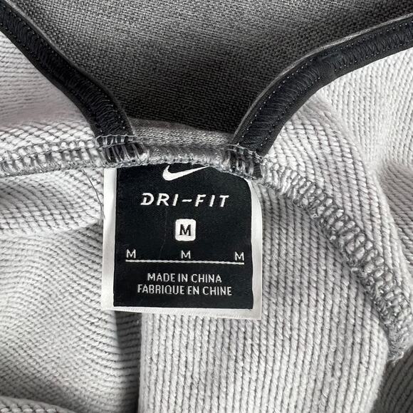 Nike Women Gray DriFit Yoga Workout Training‎ Tie Shirt Size M - Picture 6 of 6